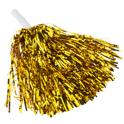 TG67401 POMPON METALICZNY CZIRLIDERKA POMPONY CHEERLEADERKI CZIRLIDERKI DO TAŃCA TANECZNE