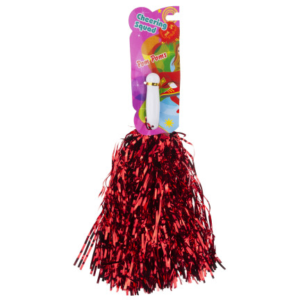 TG67401 POMPON METALICZNY CZIRLIDERKA POMPONY CHEERLEADERKI CZIRLIDERKI DO TAŃCA TANECZNE