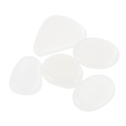 TG67713-2 Kamienie świecące, fluorescencyjne kamyki 100szt., białe kamyczki dekoracyjne