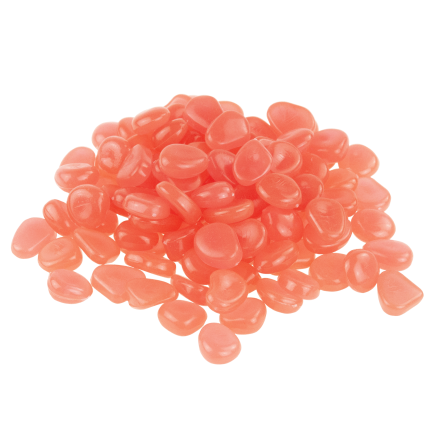 TG67713-6 Kamyki świecące, kamienie fluorescencyjne, 100 sztuk ozdobne