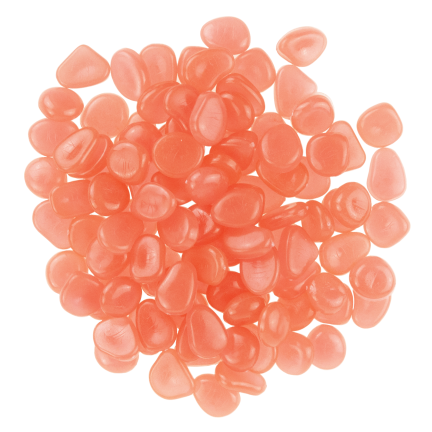 TG67713-6 Kamyki świecące, kamienie fluorescencyjne, 100 sztuk ozdobne