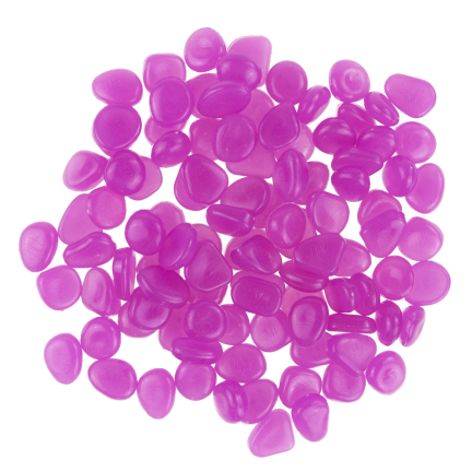 TG67713-7 Kamyki świecące, kamienie fluorescencyjne, 100 sztuk ozdobne