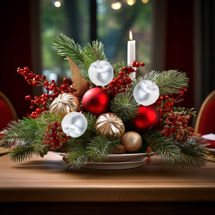 TG69139-2 JABŁUSZKA JABUŁKA NA DRUCIKU PIKU OZDOBNE WIANKI STROIKI 8SZT