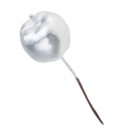 TG69139-2 JABŁUSZKA JABUŁKA NA DRUCIKU PIKU OZDOBNE WIANKI STROIKI 8SZT