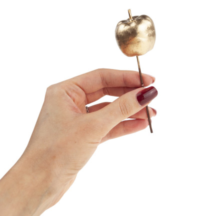 TG69139-3 JABŁUSZKA JABUŁKA NA DRUCIKU PIKU OZDOBNE WIANKI STROIKI 8 SZT