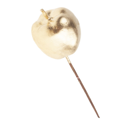 TG69139-3 JABŁUSZKA JABUŁKA NA DRUCIKU PIKU OZDOBNE WIANKI STROIKI 8 SZT