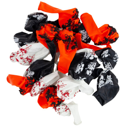 TG70155 HALLOWEEN ZESTAW OZDOBNY GIRLANDA BALONY OBRUS DUCH PAJĄKI DEKORACJE MUFFINEK