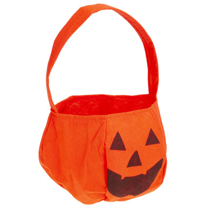 TG70241 TOREBKA DYNIA NA SŁODYCZE HALLOWEEN WADERKO MATERIAŁOWE KOSZYK NA CUKIERKI