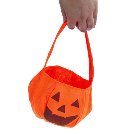 TG70241 TOREBKA DYNIA NA SŁODYCZE HALLOWEEN WADERKO MATERIAŁOWE KOSZYK NA CUKIERKI