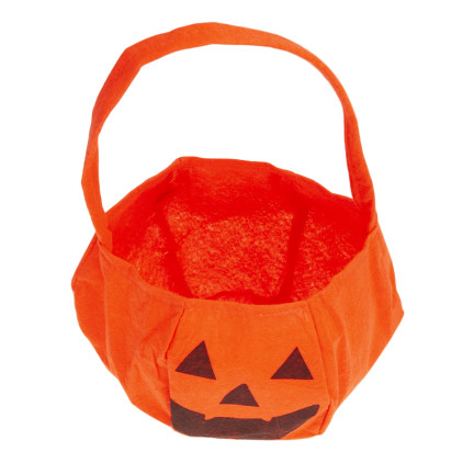 TG70241 TOREBKA DYNIA NA SŁODYCZE HALLOWEEN WADERKO MATERIAŁOWE KOSZYK NA CUKIERKI