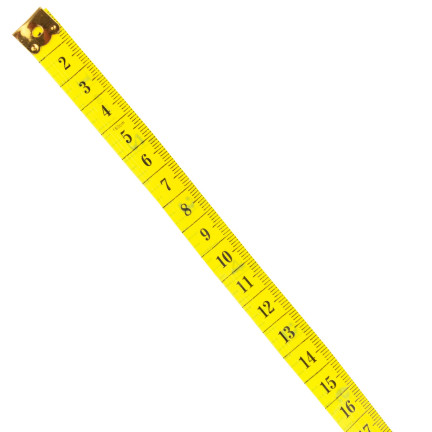 TG70288 Centymentr krawiecki 150cm, miara krawiecka, miarka cale centymetry