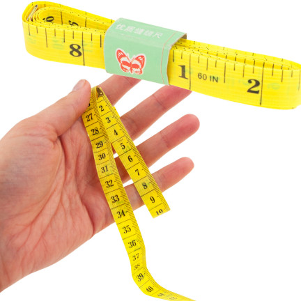 TG70288 Centymentr krawiecki 150cm, miara krawiecka, miarka cale centymetry