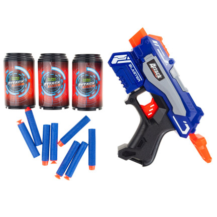 TG71059 PISTOLET NA STRZAŁKI NERF ELITE N-STRIKE Z NABOJAMI WYRZUTNIA STRZAŁEK