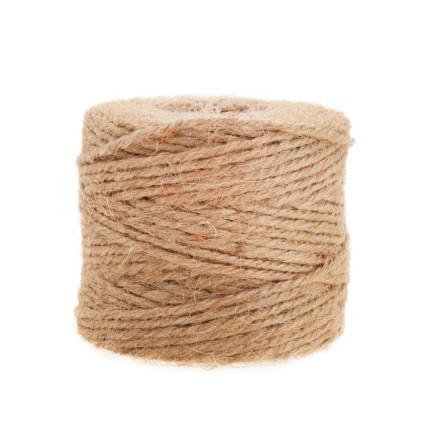 TG71118 Sznurek jutowy, juta dekoracyjna, naturalny sznur brązowy, 2mm x 50m