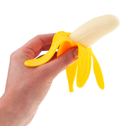 TG71151 GNIOTEK ANTYSTRESOWY BANAN JAK PRAWDZIWY ZABAWKA SENSORYCZNA SQUISHY