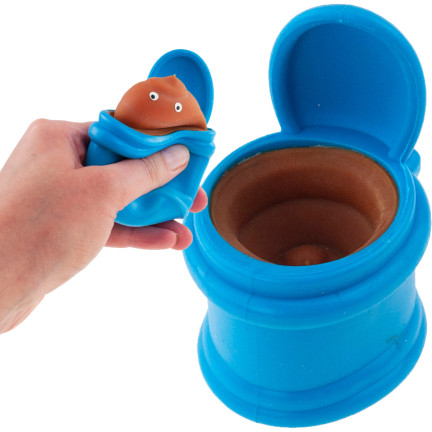 TG71152 GNIOTEK ANTYSTRESOWY KIBELEK TOALETA Z KUPĄ ŚMIESZNY SENSORYCZNY SQUISHY