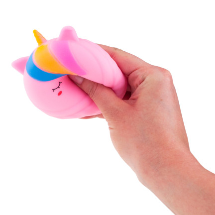 TG71174 GNIOTEK SQUEEZE ZABAWKA ANTYSTRESOWA JEDNOROŻEC TĘCZOWY SENSORYCZNY SQUISHY