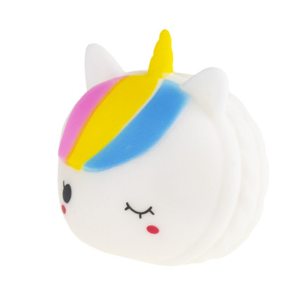 TG71174 GNIOTEK SQUEEZE ZABAWKA ANTYSTRESOWA JEDNOROŻEC TĘCZOWY SENSORYCZNY SQUISHY