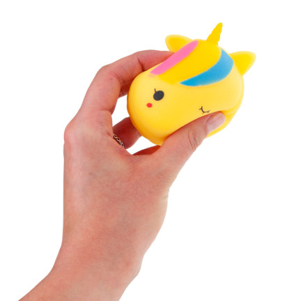 TG71174 GNIOTEK SQUEEZE ZABAWKA ANTYSTRESOWA JEDNOROŻEC TĘCZOWY SENSORYCZNY SQUISHY