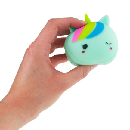 TG71174 GNIOTEK SQUEEZE ZABAWKA ANTYSTRESOWA JEDNOROŻEC TĘCZOWY SENSORYCZNY SQUISHY
