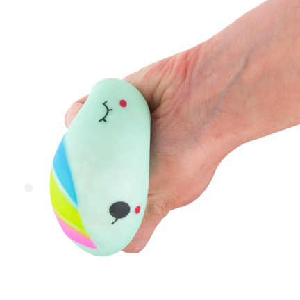 TG71174 GNIOTEK SQUEEZE ZABAWKA ANTYSTRESOWA JEDNOROŻEC TĘCZOWY SENSORYCZNY SQUISHY