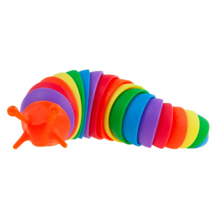 TG71182 GĄSIENICA ANTYSTRESOWA ROBAK ŚLIMAK SENSORYCZNY ANTYSTRESOWY FINGER SLUG