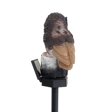 TG71281 Lampa solarna sowa, led ogrodowa, lampka wbijana, dekoracja do ogrodu