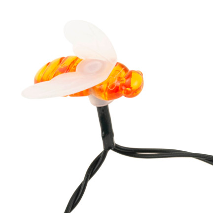 TG71285 GIRLANDA LAMPKI SOLARNE PSZCZOŁY ZESTAW LAMPEK 20 LED OGRODOWE PSZCZÓŁKI
