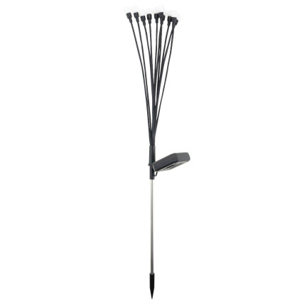 TG71287 Lampa solarna, kuleczki solarne 10led, zestaw 2szt. ogrodowe wbijane lampki, kiwaczki na balkon