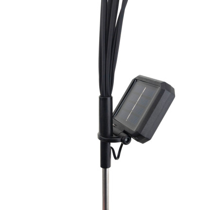 TG71287 Lampa solarna, kuleczki solarne 10led, zestaw 2szt. ogrodowe wbijane lampki, kiwaczki na balkon