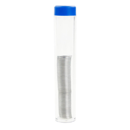 TG71394 CYNA OŁOWIOWA CYNEL 1MM 10G FIOLKA SPOIWO LUTOWNICZE Z TOPNIKIEM
