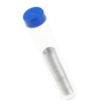 TG71394 CYNA OŁOWIOWA CYNEL 1MM 10G FIOLKA SPOIWO LUTOWNICZE Z TOPNIKIEM