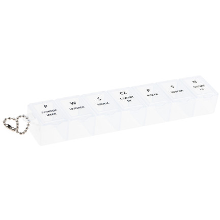 TG71404 POJEMNIK KASETKA NA LEKI TABLETKI PUDEŁKO ORGANIZER TYGODNIÓWKA 7 DNI PL