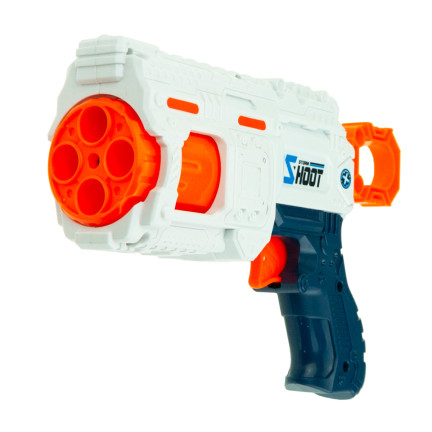 TG72953 PISTOLET WYRZUTNIA STRZAŁEK NA PIANKOWE STRZAŁKI + 8 NABOI NABOJE NERF