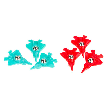 TG72958 RODZINNA GRA ZRĘCZNOŚCIOWA MINI CURLING MATA + 6 SAMOLOTÓW WYŚCIGI