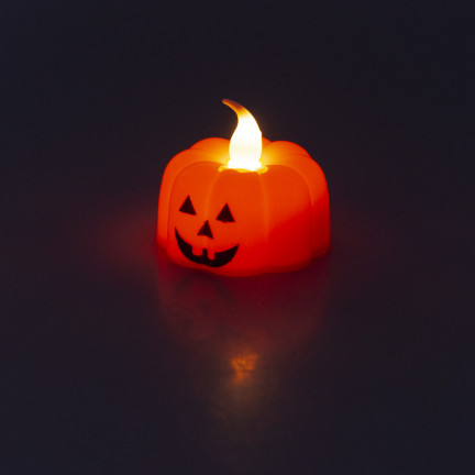 TG73370-1 ŚWIECZKI DYNIE LED HALLOWEEN LAMPIONY DEKORACJE ZESTAW 12SZT NA BATERIE