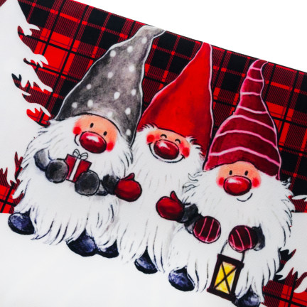 TG73542 BIEŻNIK NA STÓŁ ŚWIĄTECZNY BOŻE NARODZENIE WZÓR DEKORACYJNY OBRUS 220X40CM