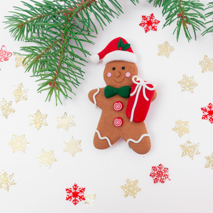TG73607 Lebkuchenanhänger 2er Set Weihnachtsdeko Lebkuchenkugel