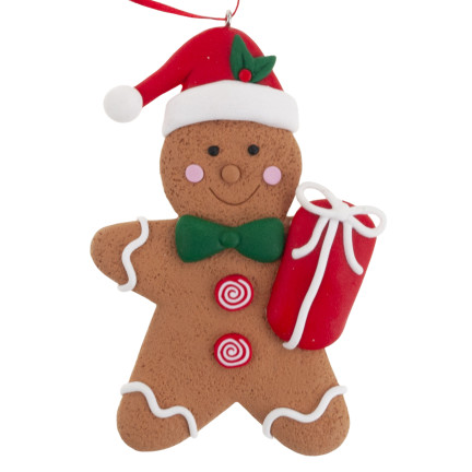 TG73607 Lebkuchenanhänger 2er Set Weihnachtsdeko Lebkuchenkugel