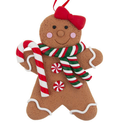 TG73607 Lebkuchenanhänger 2er Set Weihnachtsdeko Lebkuchenkugel
