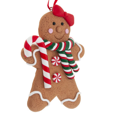 TG73607 Lebkuchenanhänger 2er Set Weihnachtsdeko Lebkuchenkugel