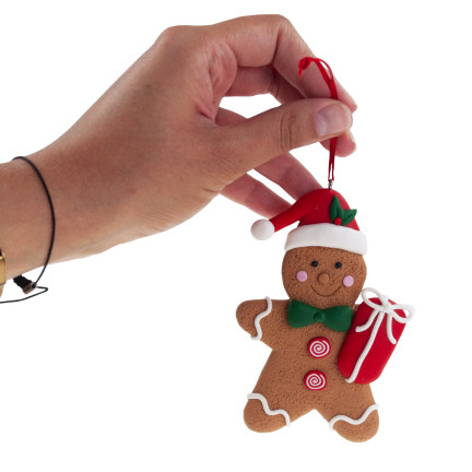 TG73607 Lebkuchenanhänger 2er Set Weihnachtsdeko Lebkuchenkugel