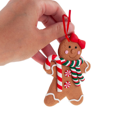 TG73607 Lebkuchenanhänger 2er Set Weihnachtsdeko Lebkuchenkugel