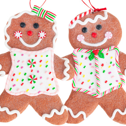 TG73609 ZAWIESZKI PIERNIKOWE LUDZIKI KOMPLET CIASTEK GINGERBREADMAN BOMBKA DEKORACJA PREZENT