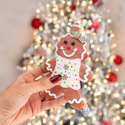 TG73609 ZAWIESZKI PIERNIKOWE LUDZIKI KOMPLET CIASTEK GINGERBREADMAN BOMBKA DEKORACJA PREZENT