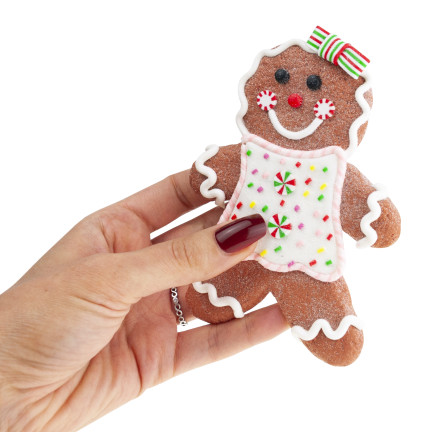 TG73609 ZAWIESZKI PIERNIKOWE LUDZIKI KOMPLET CIASTEK GINGERBREADMAN BOMBKA DEKORACJA PREZENT