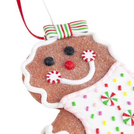 TG73609 ZAWIESZKI PIERNIKOWE LUDZIKI KOMPLET CIASTEK GINGERBREADMAN BOMBKA DEKORACJA PREZENT