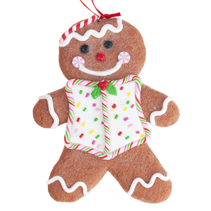 TG73609 ZAWIESZKI PIERNIKOWE LUDZIKI KOMPLET CIASTEK GINGERBREADMAN BOMBKA DEKORACJA PREZENT