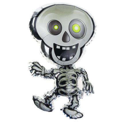 TG74137 ZESTAW DEKORACJI HALLOWEEN GIRLANDA BALONY FOLIOWE LATEKSOWE NAPIS KOŚCIOTRUP