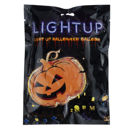 TG74159 BALONY HALLOWEEN LED 5SZT DYNIE ŚWIECĄCE DEKORACJE POMARAŃCZOWE